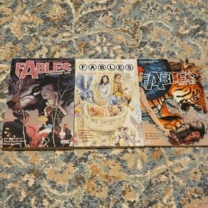 Fables Graphic Novel Set Of 3 Book 1, 2 And 3